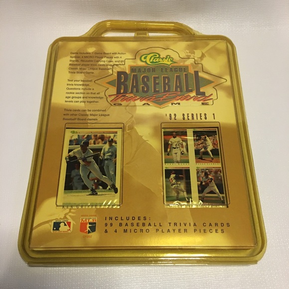 Classic Major League Baseball Trivia Board Game 1992 Series 1 Sealed NIP - Picture 2 of 6